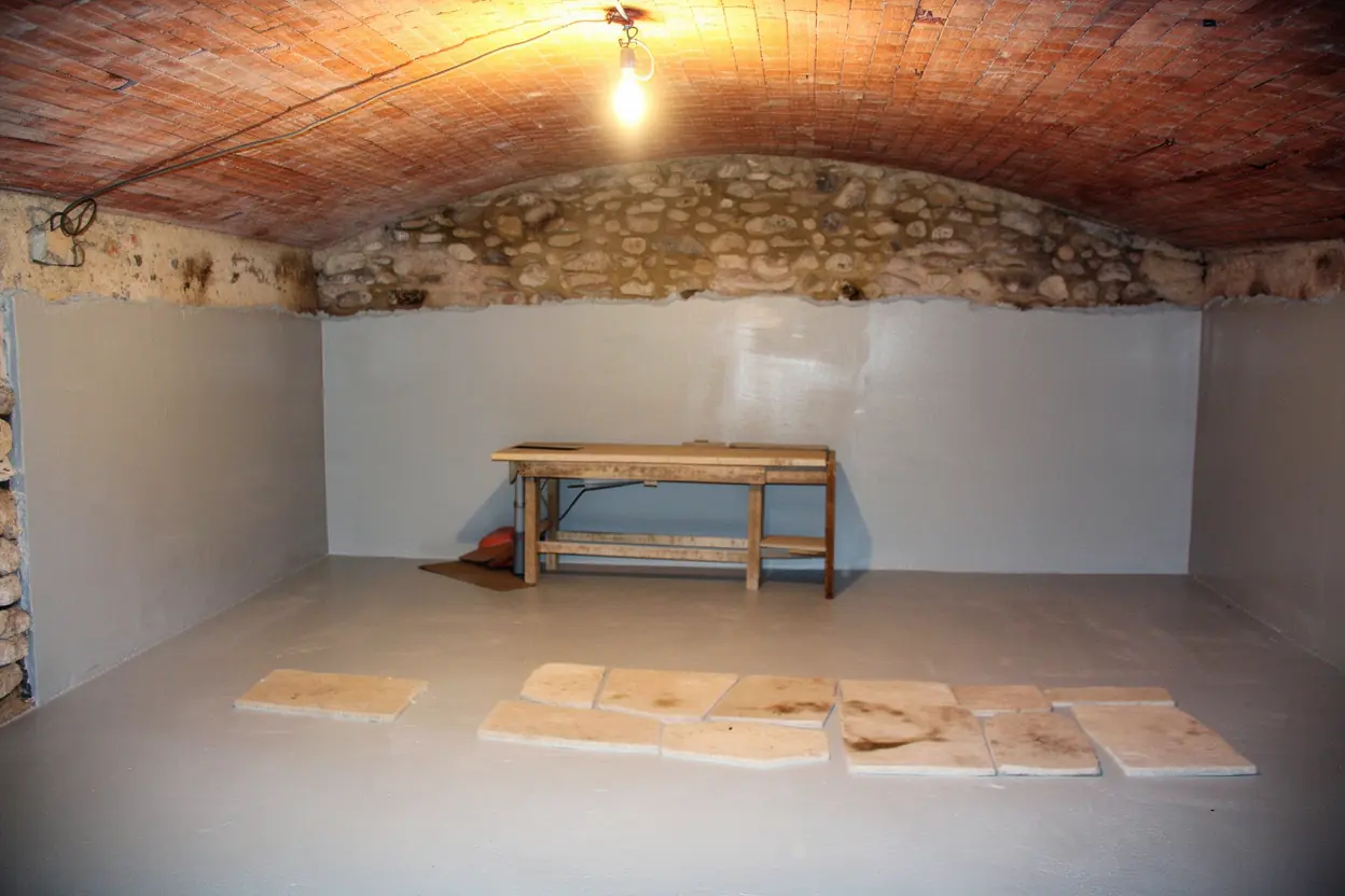 Cave étanche après cuvelage à Labège