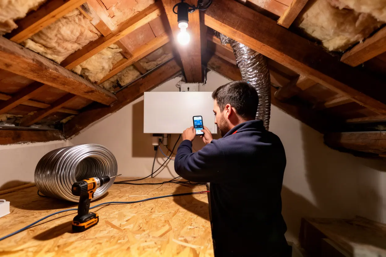 Installation d'une VMC contre la condensation à Blagnac